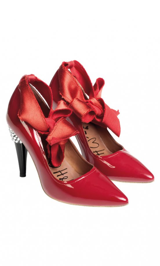 Lanvin For H&M Red Ribbon Tie Heels £69.99