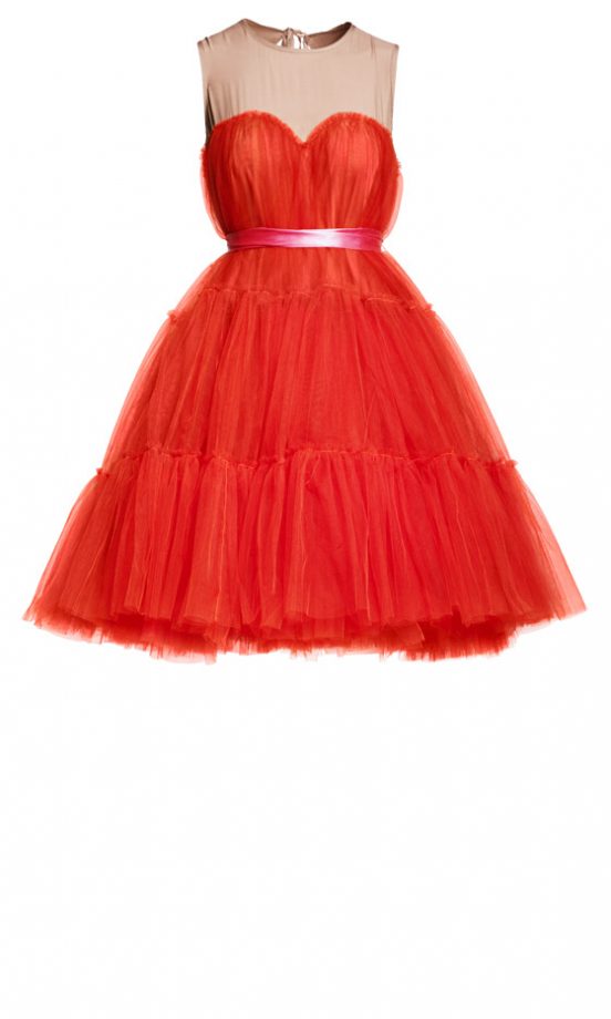 Lanvin For H&M Red Tulle Dress £149.99