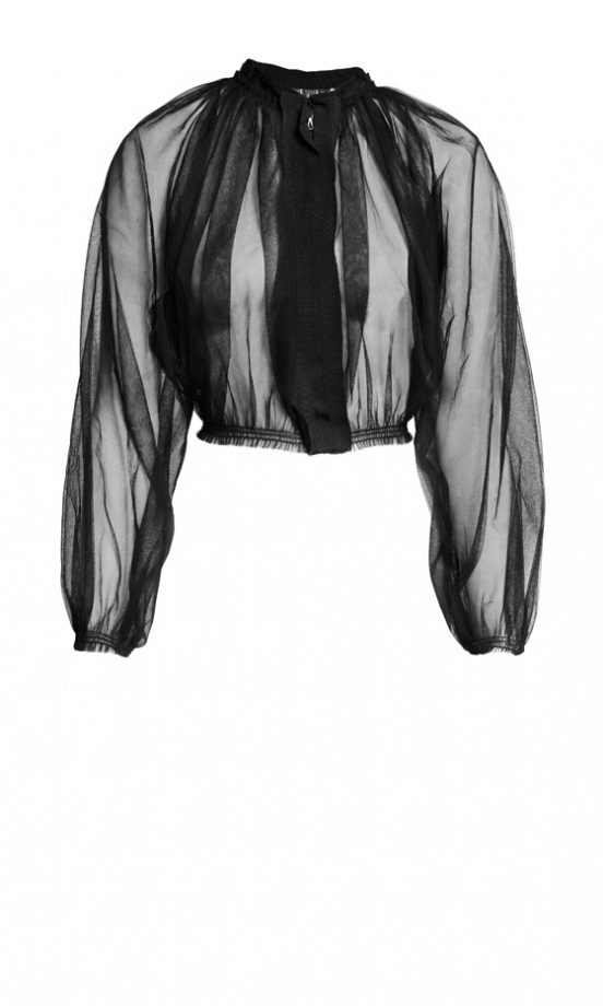 Lanvin For H&M Black Sheer Blouse £34.99