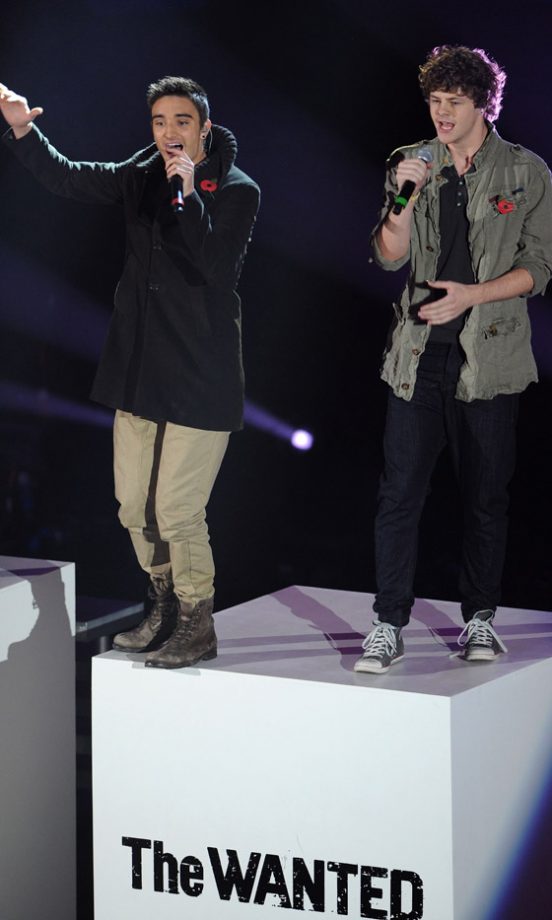 Tom Parker And Jay McGuiness From The Wanted Storm The Stage At The BBC Radio 1 Teen Awards 2010