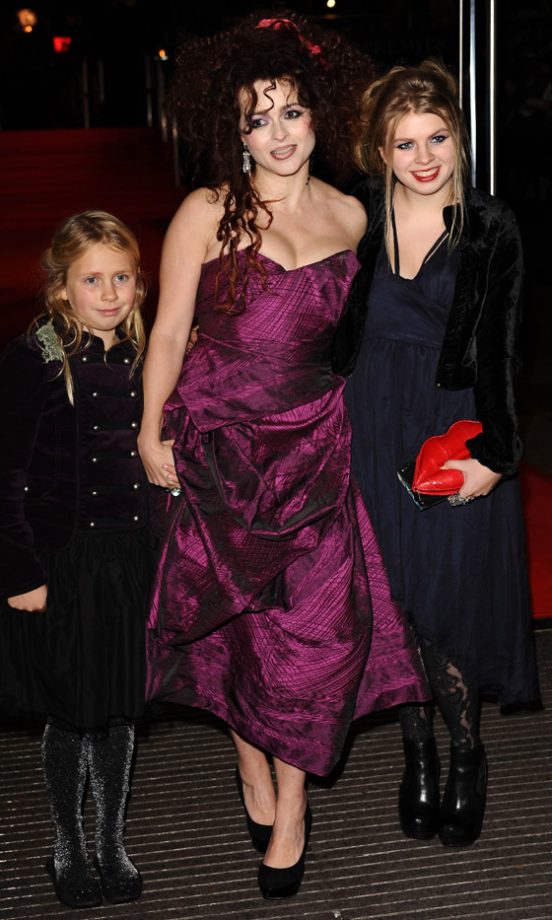Helena Bonham Carter And Daughters At The Harry Potter And The Deathly Hallows London Film Premiere 2010