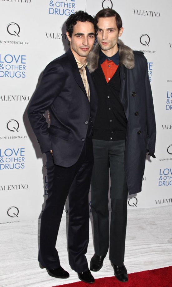 Zac Posen And Guest At The Love and Other Drugs New York Film Premiere 2010