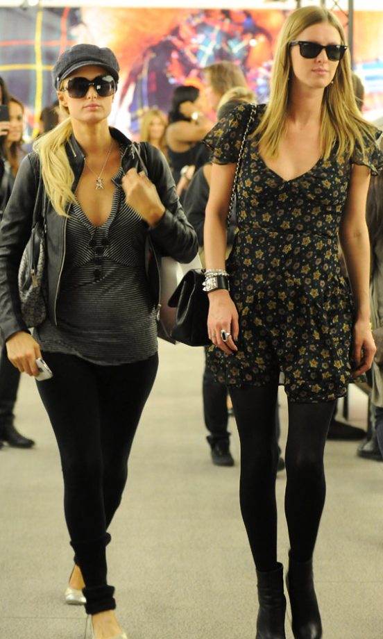 Paris Hilton And Nicky Hilton Shopping In Beverly Hills 2010