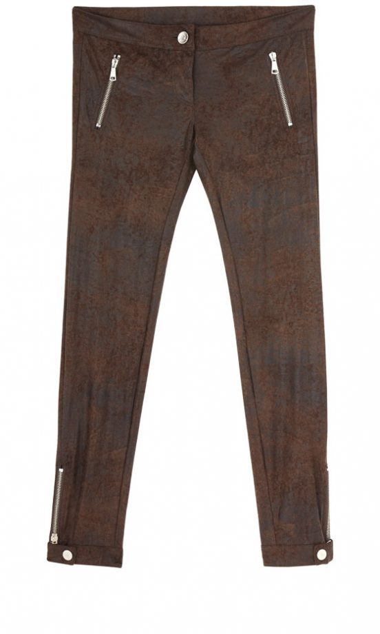 Benetton Brown Zippered Trousers £49.90 - In Store Only