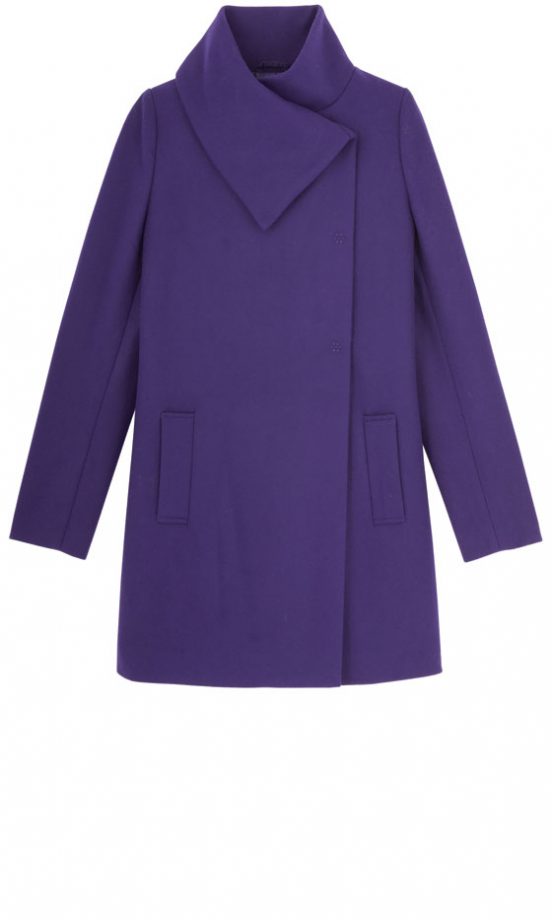 Benetton Purple Coat £85 - In Store Only