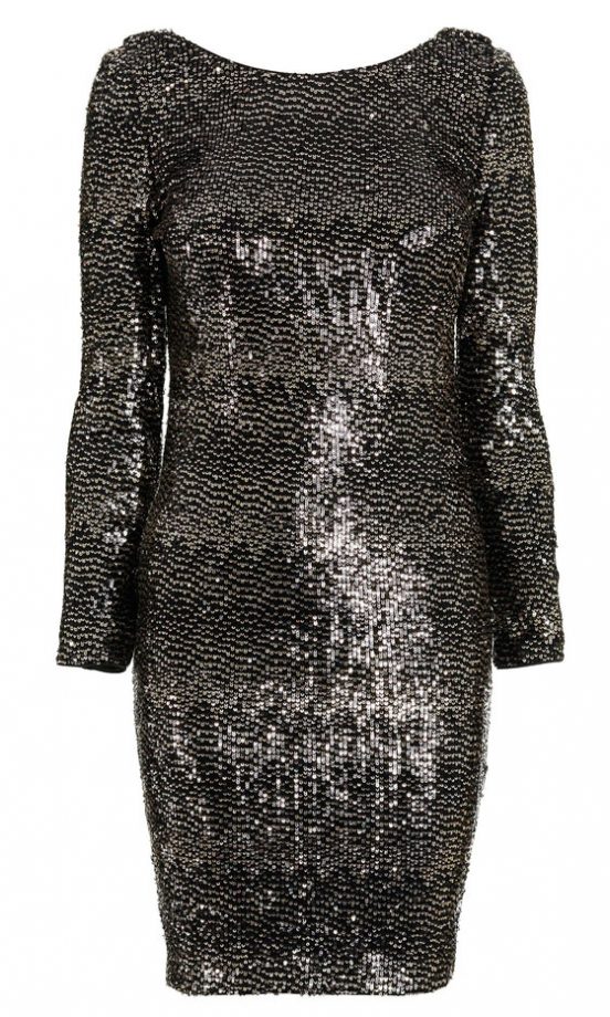 Biba At House Of Fraser Sequin Cowl Back Dress, WAS £225, NOW £155