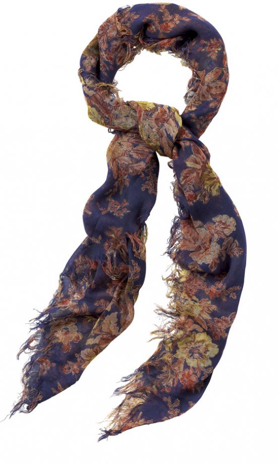 Dorothy Perkins Purple Floral Scarf Was £10, Now £8