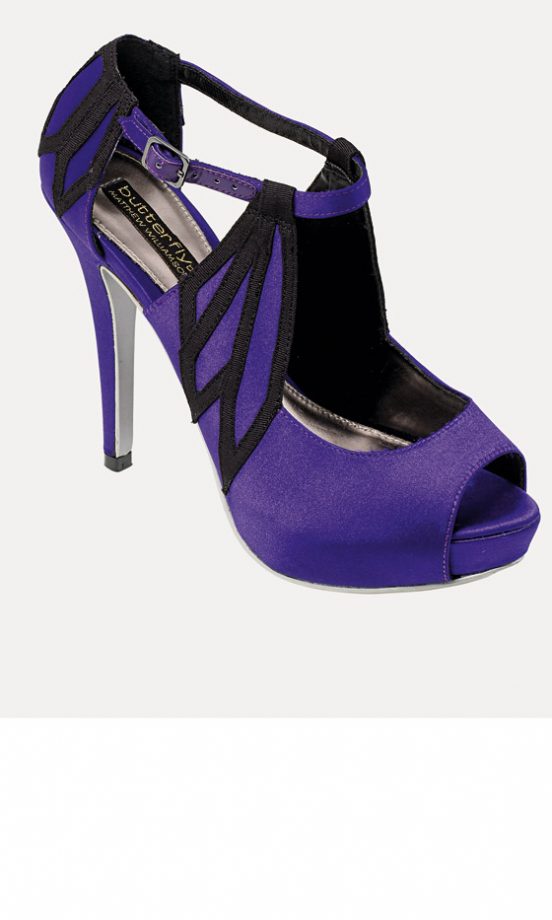 ButterflyBy Matthew Williamson Purple Wendy Shoes, £28