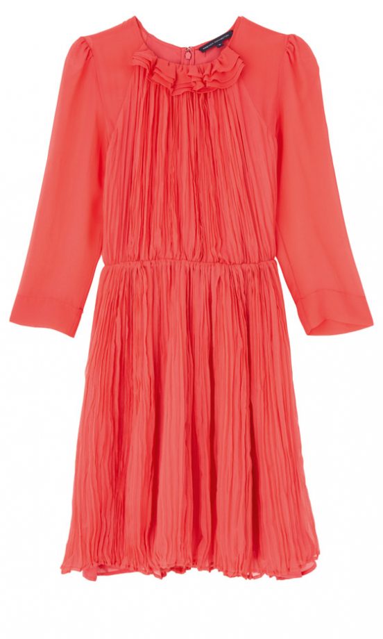 French Connection Pink Ruffle Dress, £115 - In Stores Only