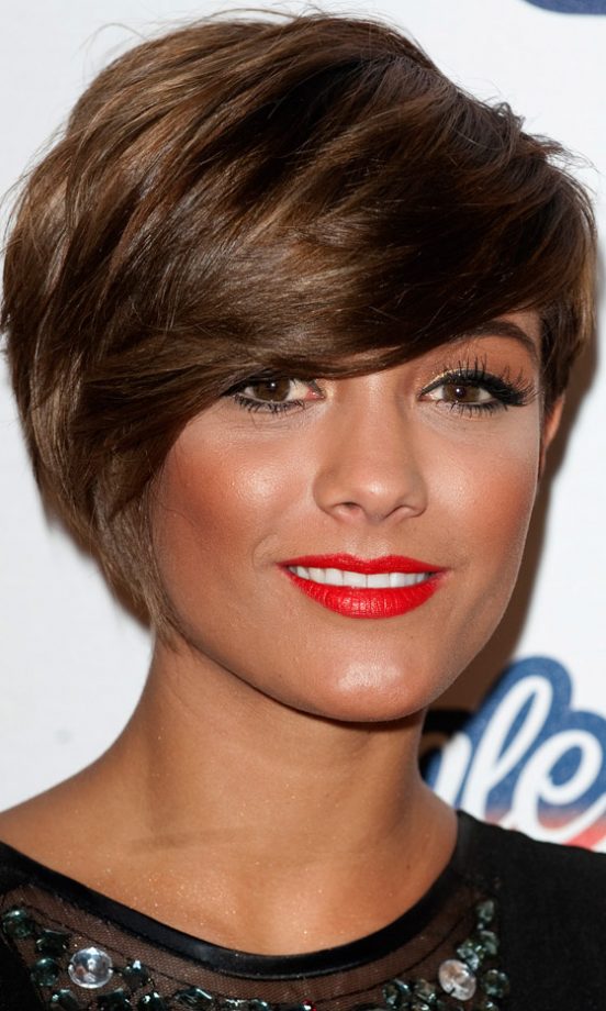 Frankie Sandford With Her Fab Pixie Cropped Hairstyle At The Capital FM Jingle Bell Ball 2010