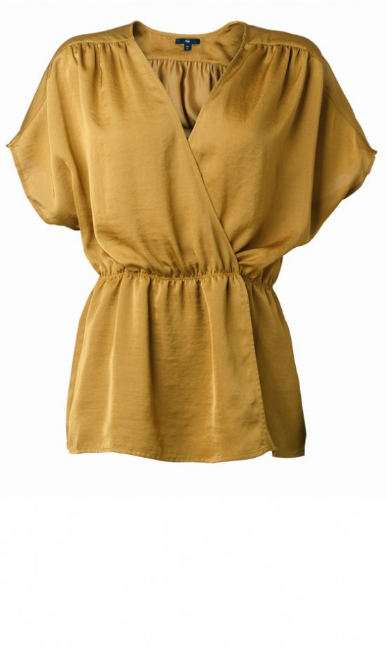 Gap Mustard Silk Top, £45 - In Stores Only