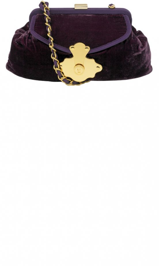 Marks & Spencer Purple Velvet Purse £25