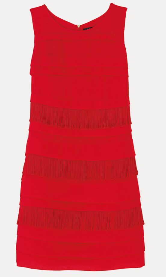 Autograph Exclusive Boat Neck Tiered Fringe Dress, £55