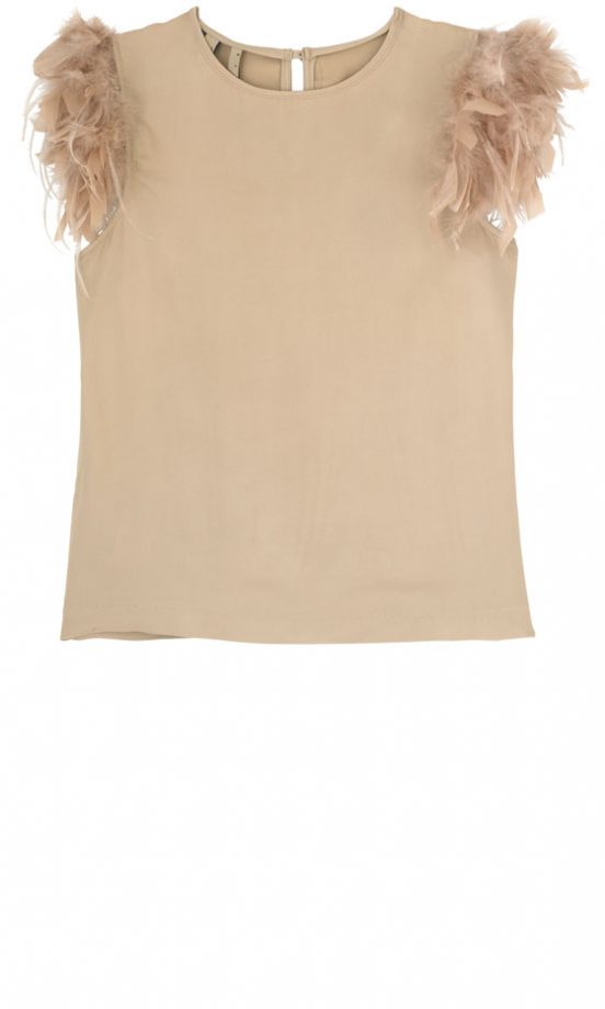 Mango Feather Sleeve Detailed Top £59.90
