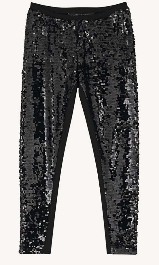 New Look Black Sequin Leggings Was £39.99, Now £31.99