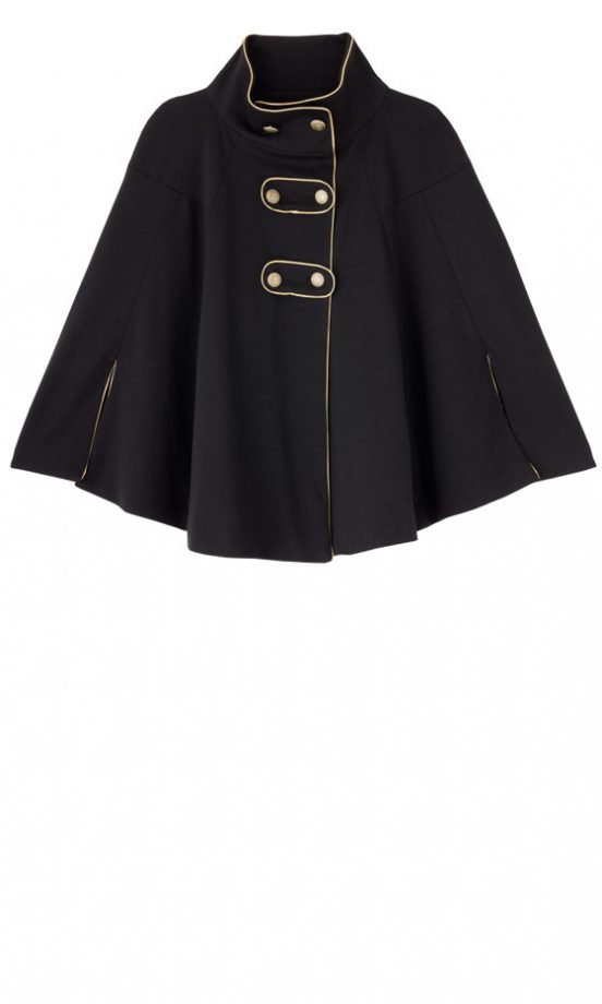 Primark Black Cape Coat, £25- In Stores Only