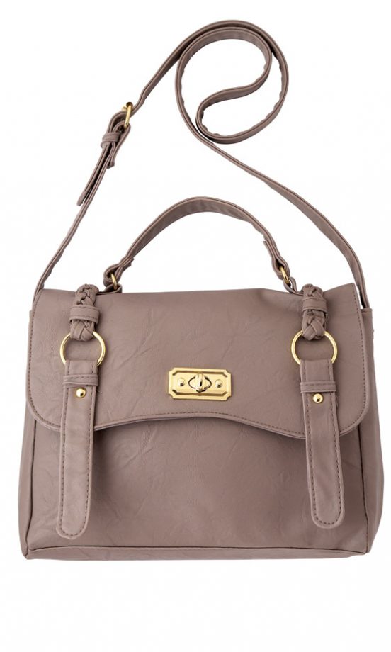 Primark Grey Faux Leather Saddle Bag, £8 - In Stores Only