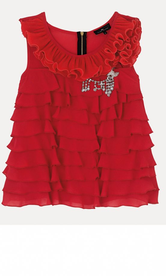 River Island Red Tiered Top, £34.99 - In Stores Only