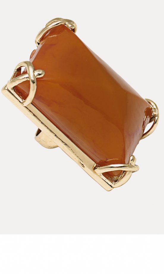 Topshop Camel Stone Ring, £16.50 - In Stores Only