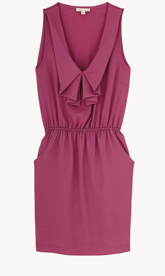 Urban Outfitters Pink Ruffle Neck Frock £48