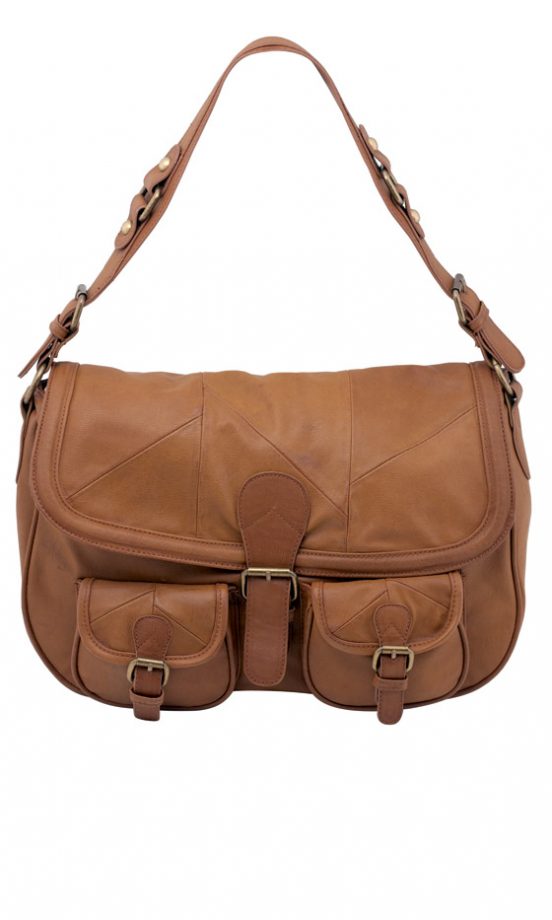 Warehouse Tan Pocket Saddle Bag, £40 - In Stores Only