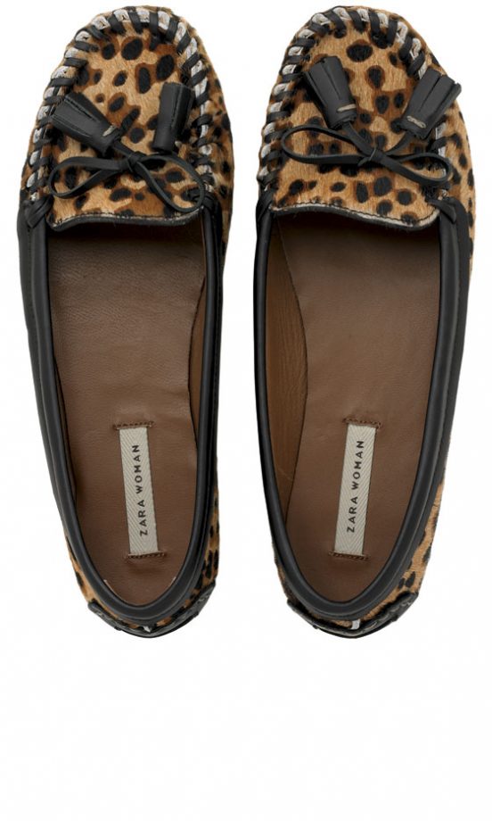 Zara Animal Print Loafers £49.99 - In Store Only