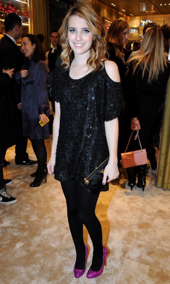 Emma Roberts Sparkles At The Miu Miu London Store Opening Party 2010