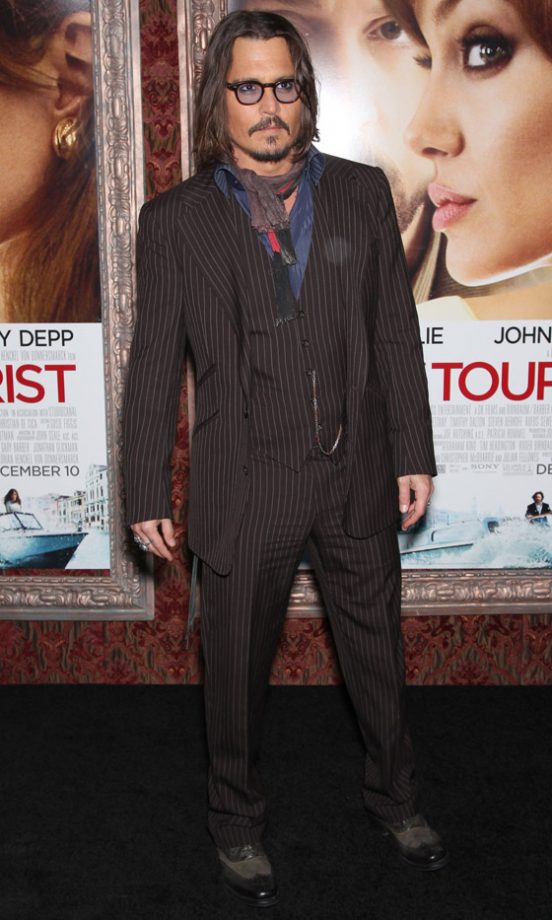 Johnny Depp Causes A Frenzy At The Tourist New York Film Premiere 2010