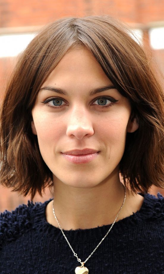 Alexa Chung Flew The British Style Flag At London Fashion Week With A Shaggy Bobbed Hairstyle, 2011