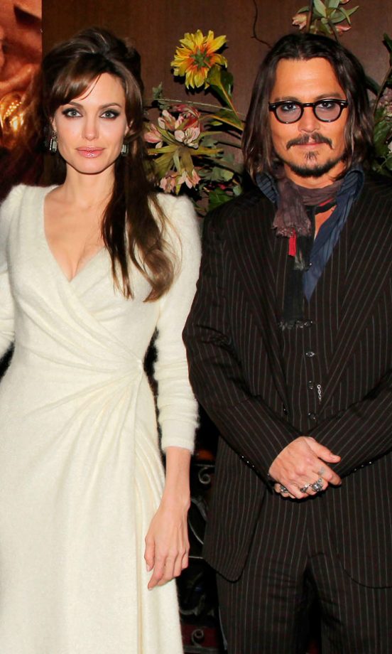 Angelina Jolie And Brad Pitt At The Premiere Of The Tourist In New York, 2010