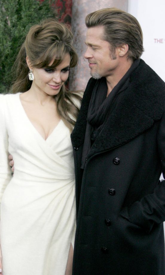 Angelina Jolie And Brad Pitt At The Premiere Of The Tourist, New York, 2010
