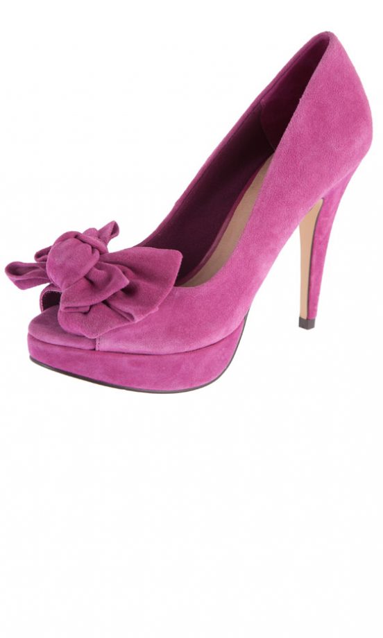 Asos Pink Bow Heel, £55 - Arriving Online Soon
