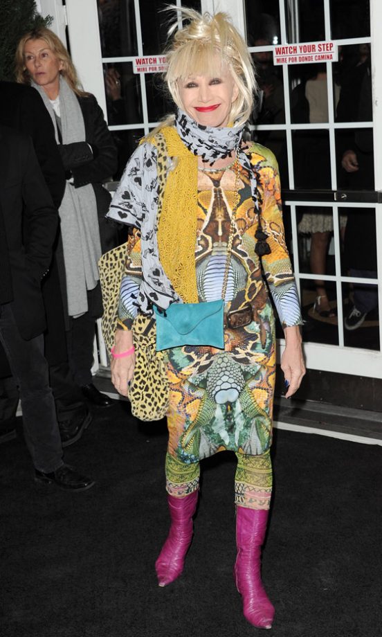 Fashion Designer Betsey Johnson At The Premiere Of The Tourist, New York, 2010