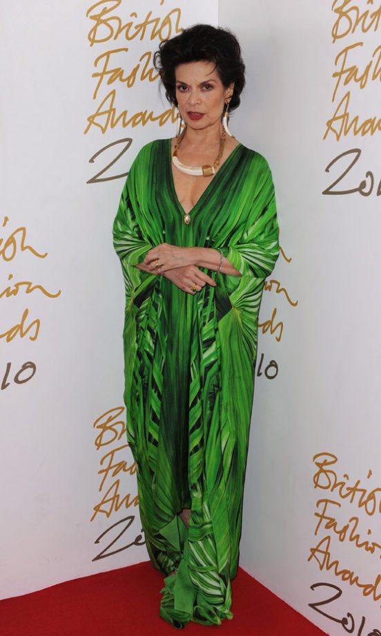 Bianca Jagger At The British Fashion Awards 2010