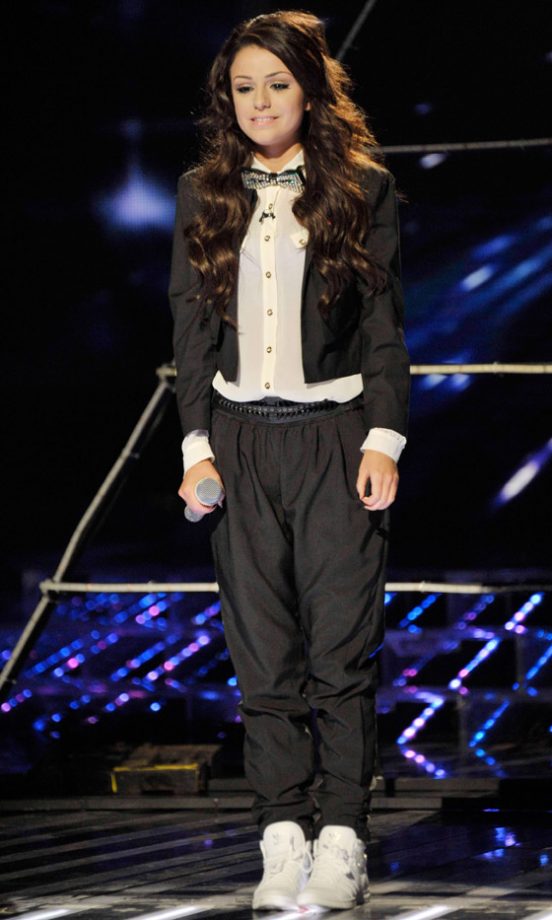 Cher Lloyd Performs In A Topshop Blouse And River Island Jacket On The X Factor 2010