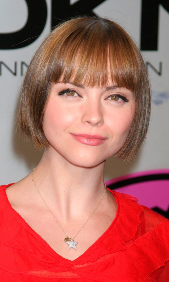 Christina Ricci Lightens Up With A Soft Take On The Dramatic Bobbed Hairstyle