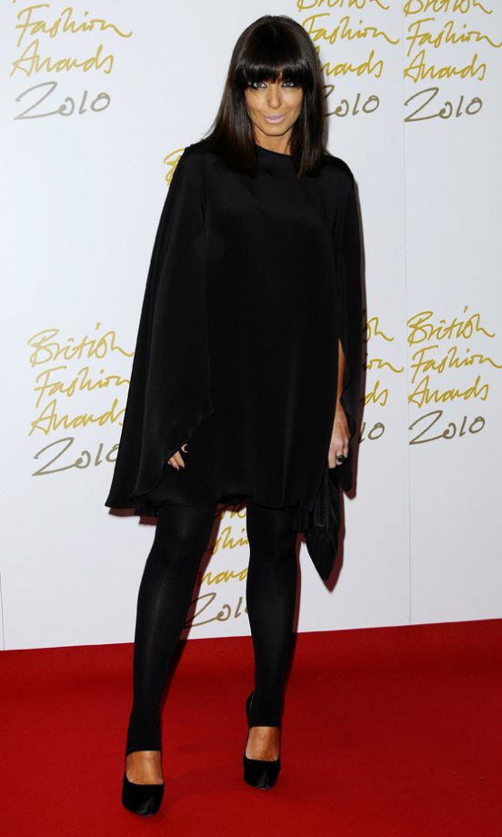 Claudia Wikleman At The British Fashion Awards 2010