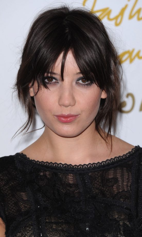 Daisy Lowe With A Messy Updo Hairstyle At The British Fashion Awards 2010