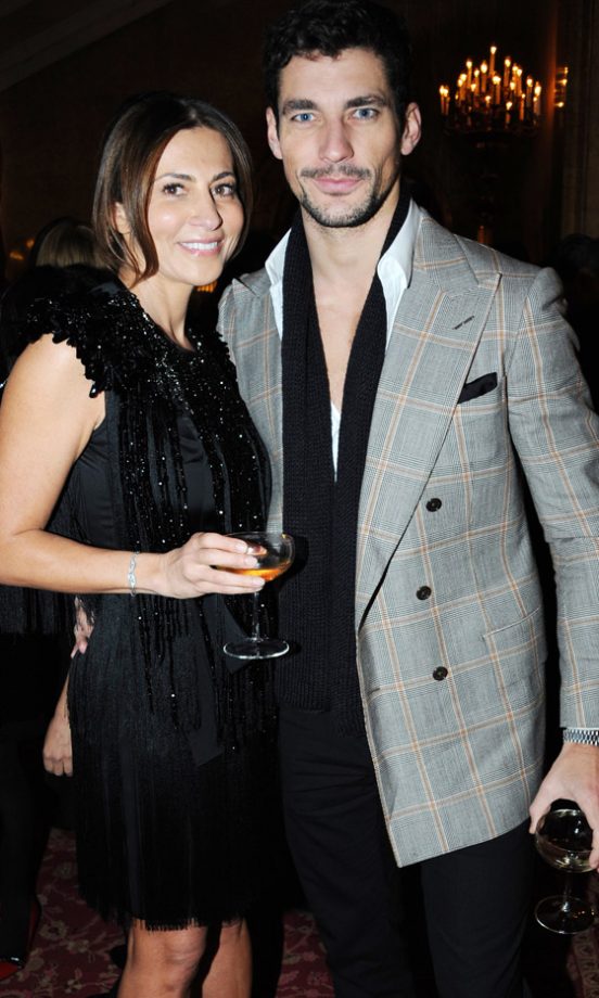 David Gandy And Guest At The Miu Miu London Store Opening Party 2010