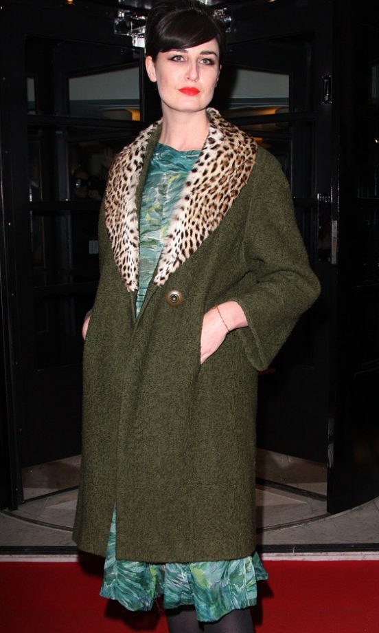 Erin O’Connor Wraps-Up In Style At The British Fashion Awards 2010