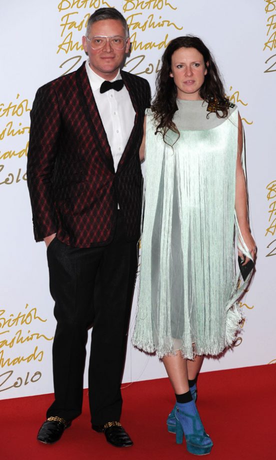 Giles Deacon And Katie Grand At The British Fashion Awards 2010