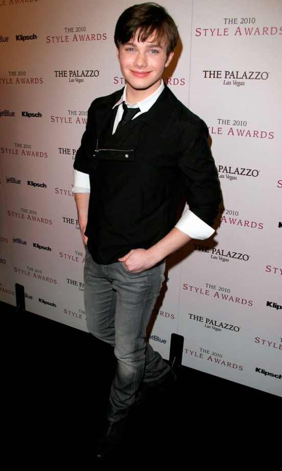 Glee's Chris Colfer At The Hollywood Style Awards 2010