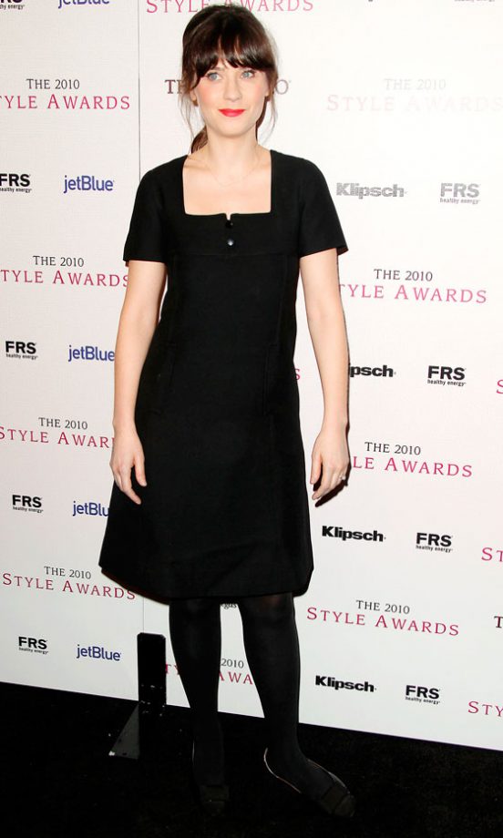 Zooey Deschanel At The Hollywood Style Awards 2010