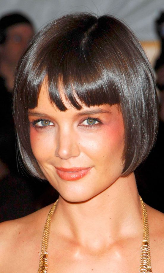 Katie Holmes' Bobbed Hairstyle