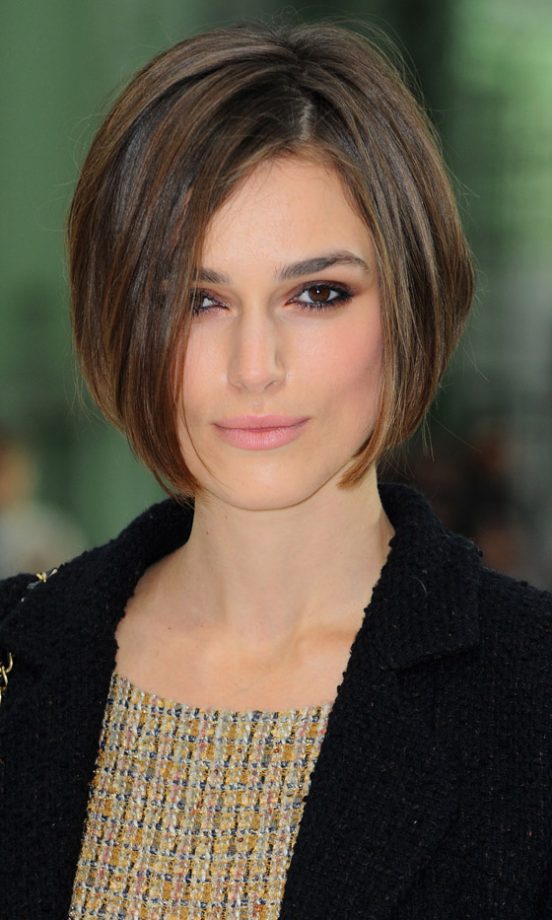 Keira Knightley Caused A Hair Frenzy At Paris Fashion Week With A Super-Sleek Bobbed Hairstyle