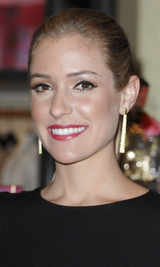 Kristin Cavallari With A Super-Sleek Hairstyle At The Peace Love & Juicy Couture Fragrance Launch In LA, 2010