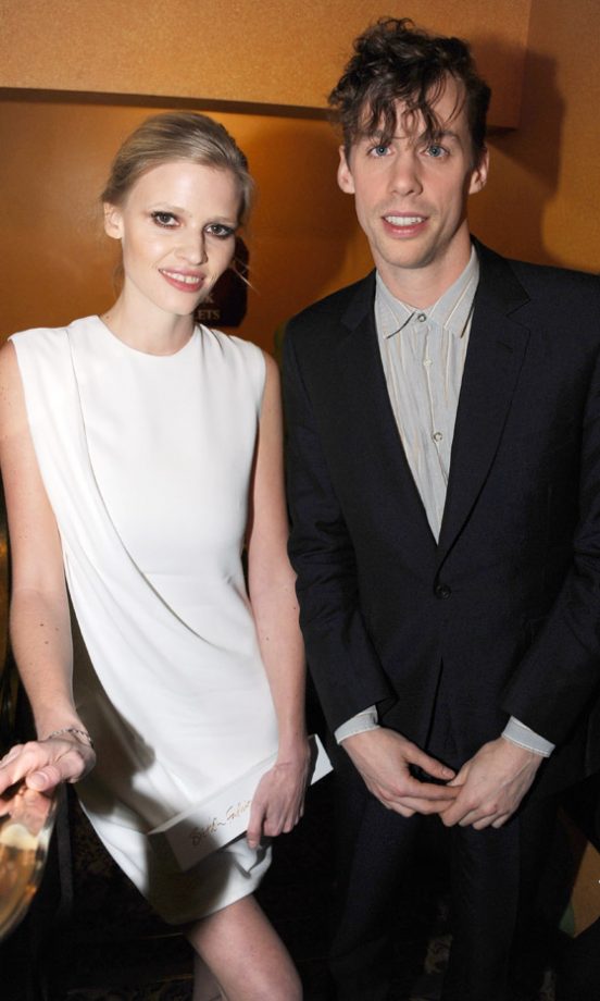 Lara Stone And Johnny Borrell At The British Fashion Awards 2010