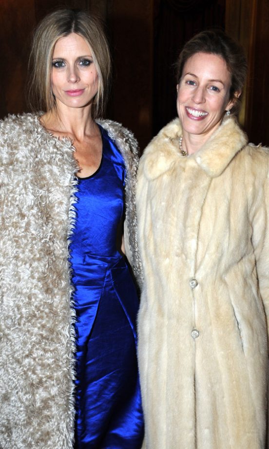 Laura Bailey And Sydney Finch At The Miu Miu London Store Opening Party 2010