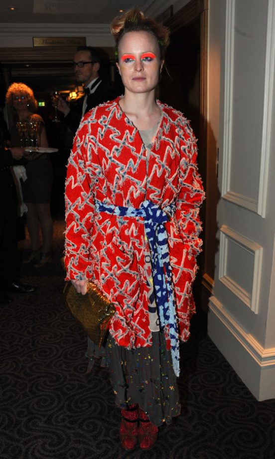 Fashion Designer Louise Gray At The British Fashion Awards 2010