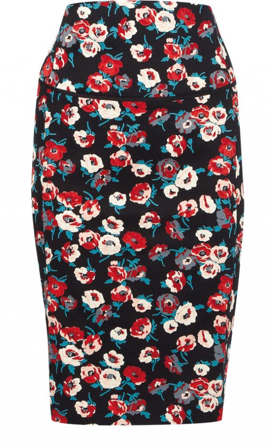 Oasis Floral Printed Skirt, £45